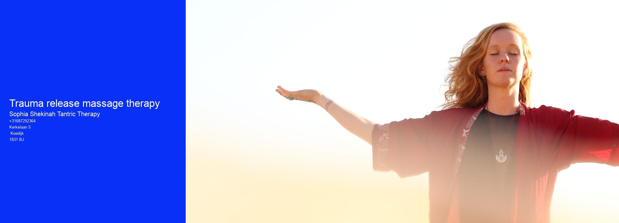 Trauma release massage therapy